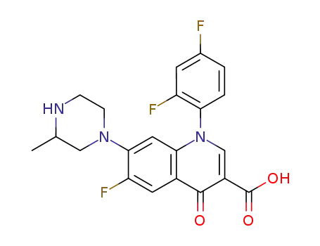 Molecular Structure of 108319-06-8 (TEMAFLOXACIN)