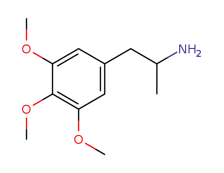 Molecular Structure of 1082-88-8 (Trimethoxyamphetamine)