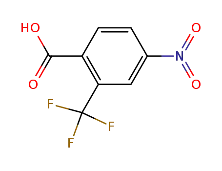 Molecular Structure of 320-37-6 (4-NITRO-2-(TRIFLUOROMETHYL)BENZOIC ACID&)