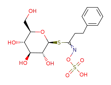 Molecular Structure of 499-30-9 (PHENETHYL GLUCOSINOLATE POTASSIUM SALT)