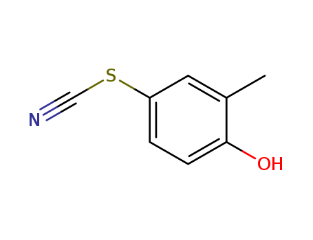 4-Hydroxy-3-methylphenyl thiocyanate 3774-53-6