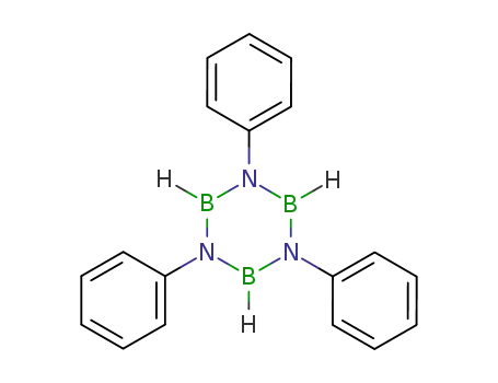 Molecular Structure of 976-29-4 (1,3,5-Triphenylborazine)