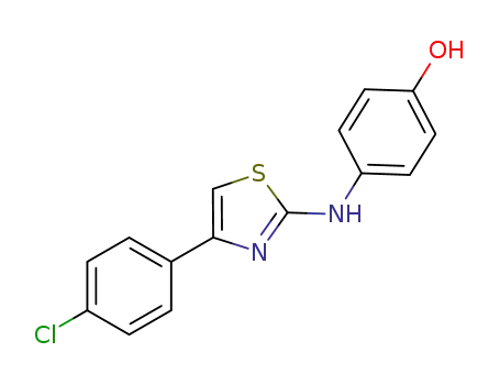 2-(p-ヒドロキシアニリノ)-4-(p-クロロフェニル)チアゾール