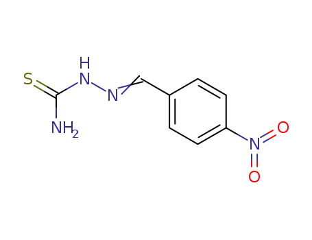 Molecular Structure of 5470-48-4 ([2-(4-Nitrobenzylidene)hydrazono](amino)methanethiol)