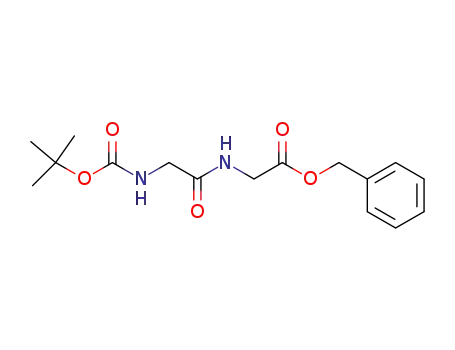 Glycine, N-[N-[(1,1-dimethylethoxy)carbonyl]glycyl]-, phenylmethyl ester