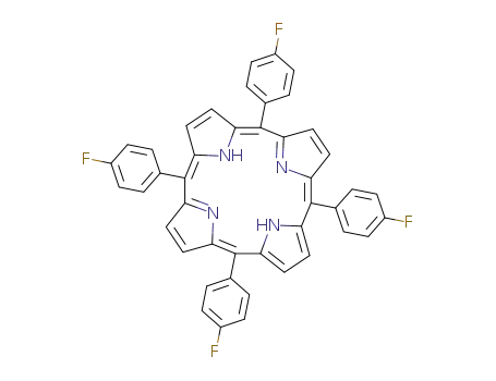Molecular Structure of 37095-43-5 (5,10,15,20-TETRAKIS(4-FLUOROPHENYL)-21H,23H-PORPHINE))