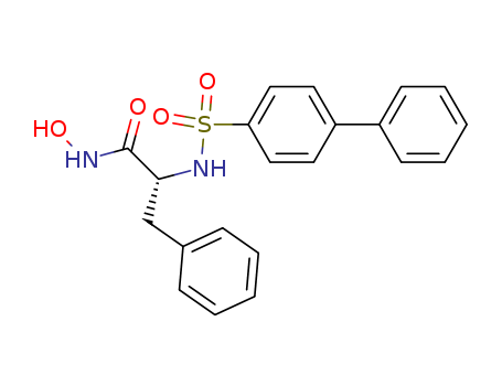 (2R)-[(4-biphenylylsulfonyl)amino]-N-hydroxy-3-phenylpropionamide