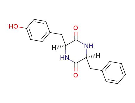 Molecular Structure of 5147-17-1 (Cyclo(Tyr-Phe))