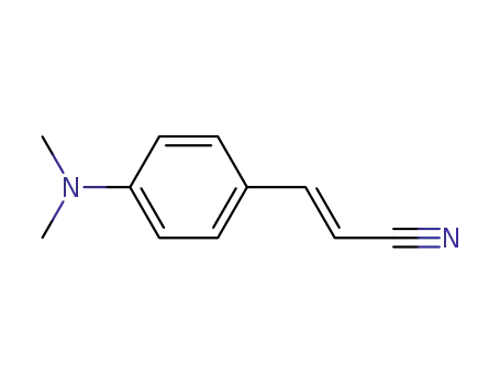 Molecular Structure of 4854-85-7 ((E)-4-(N,N-dimethylamino)cinnamonitrile)
