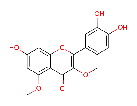 Molecular Structure of 1486-66-4 (3,5-DIMETHOXY-7,3',4'-TRIHYDROXYFLAVONE)