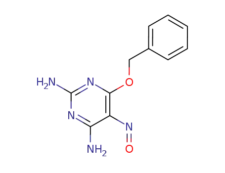 2,4-Pyrimidinediamine,5-nitroso-6-(phenylmethoxy)-