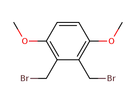Molecular Structure of 19164-83-1 (2,3-BIS-BROMOMETHYL-1,4-DIMETHOXY-BENZENE)