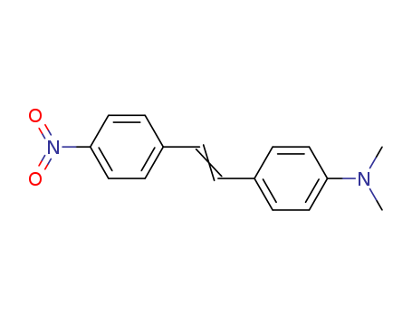 Molecular Structure of 14064-72-3 (Benzenamine, N,N-dimethyl-4-[(1Z)-2-(4-nitrophenyl)ethenyl]-)