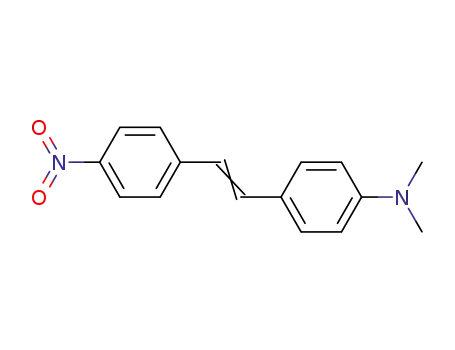 Molecular Structure of 14064-72-3 (Benzenamine, N,N-dimethyl-4-[(1Z)-2-(4-nitrophenyl)ethenyl]-)