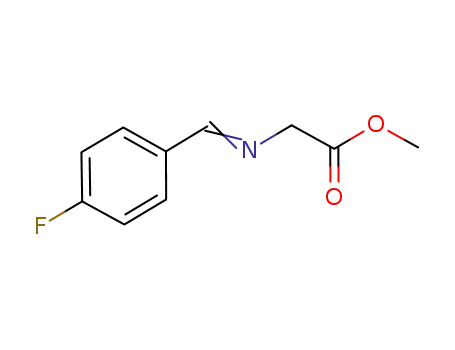 Molecular Structure of 479499-37-1 ((4-fluorobenzylideneamino)acetic acid methyl ester)