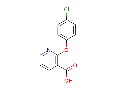 Molecular Structure of 51362-37-9 (2-(4-CHLOROPHENOXY)NICOTINIC ACID)