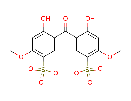 Benzenesulfonic acid,3,3'-carbonylbis[4-hydroxy-6-methoxy-