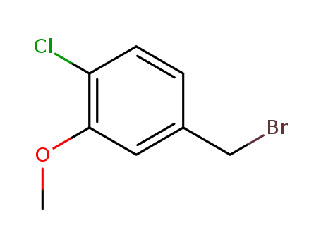Molecular Structure of 103347-14-4 (4-(bromomethyl)-1-chloro-2-methoxybenzene)