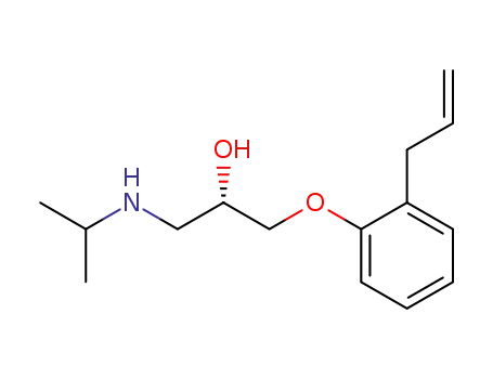 Molecular Structure of 23846-71-1 (S-(-)-Alprenolol)