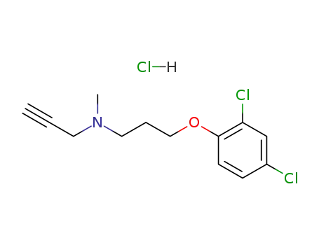 Molecular Structure of 17780-75-5 (CLORGYLINE HYDROCHLORIDE)