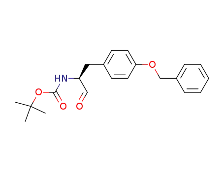 Molecular Structure of 82689-15-4 (BOC-TYR(BZL)-ALDEHYDE)