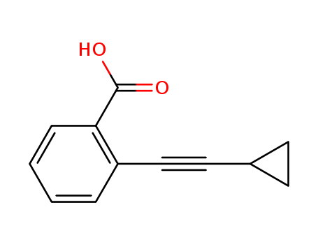 ortho-(cyclopropylethynyl)benzoic acid