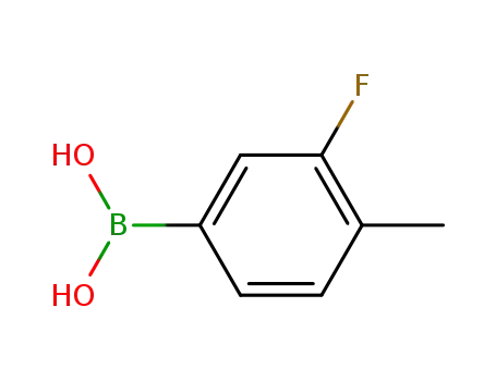 Molecular Structure of 168267-99-0 (3-Fluoro-4-methylphenylboronic acid)