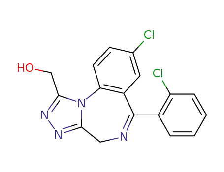 Molecular Structure of 37115-45-0 (ALPHA-HYDROXYTRIAZOLAM)