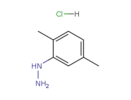 Molecular Structure of 56737-78-1 (2,5-Dimethylphenylhydrazine hydrochloride)