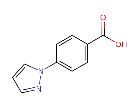 Molecular Structure of 16209-00-0 (4-(1H-Pyrazol-1-yl)benzoic acid)