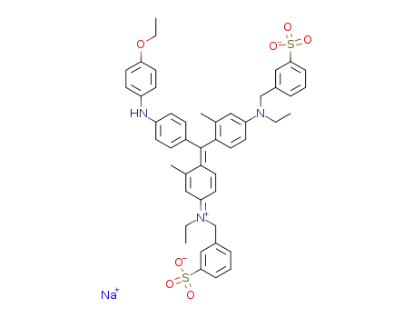 Molecular Structure of 6104-58-1 (Acid Blue 90)