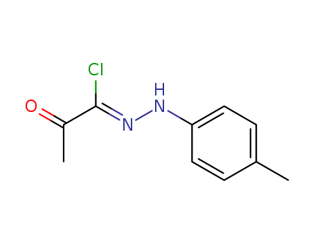 Molecular Structure of 18440-55-6 (Propanehydrazonoyl chloride, N-(4-methylphenyl)-2-oxo-)