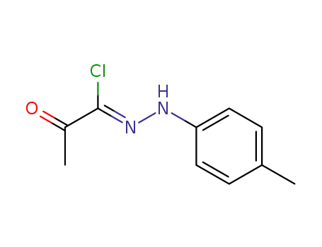 Molecular Structure of 18440-55-6 (Propanehydrazonoyl chloride, N-(4-methylphenyl)-2-oxo-)