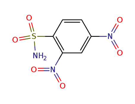 Molecular Structure of 73901-01-6 (2,4-dinitrobenzenesulfonamide)