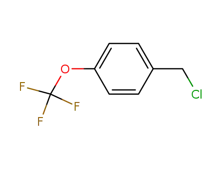 Molecular Structure of 65796-00-1 (4-(Trifluoromethoxy)benzyl chloride)