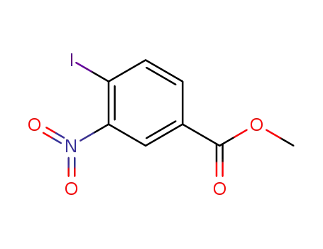Molecular Structure of 89976-27-2 (METHYL 4-IODO-3-NITROBENZOATE)