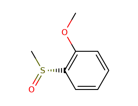 Molecular Structure of 84413-74-1 (Benzene, 1-methoxy-2-(methylsulfinyl)-, (R)-)
