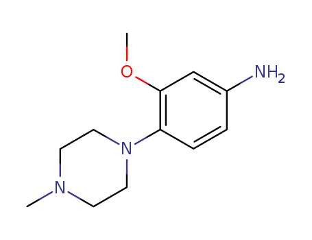 3-methoxy-4-(4-methyl-1-piperazinyl)- Benzenamine
