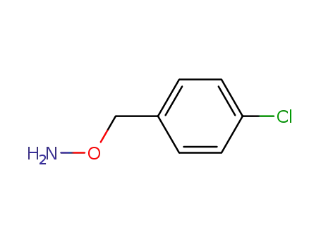 Molecular Structure of 5555-51-1 (1-[(AMINOOXY)METHYL]-4-CHLOROBENZENE)