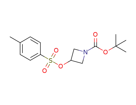 Molecular Structure of 605655-08-1 (1-BOC-3-(TOLUENE-4-SULFONYLOXY)-AZETIDINE)
