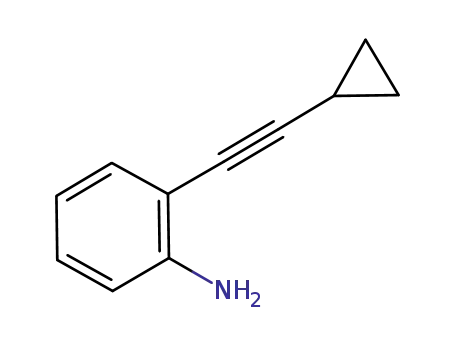 2-(cyclopropylethynyl)aniline