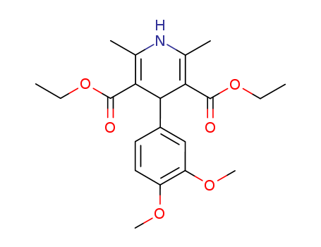 3,5-Pyridinedicarboxylicacid, 4-(3,4-dimethoxyphenyl)-1,4-dihydro-2,6-dimethyl-, 3,5-diethyl ester cas  10354-32-2