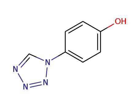 Molecular Structure of 64001-11-2 (4-TETRAZOL-1-YL-PHENOL)
