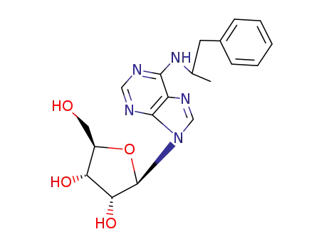 Molecular Structure of 20125-40-0 (N-(1-methyl-2-phenylethyl)adenosine)