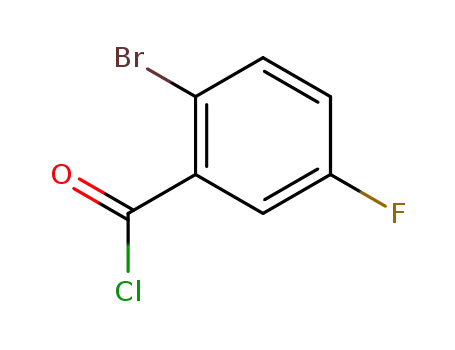 Molecular Structure of 111771-13-2 (2-BROMO-5-FLUOROBENZOYL CHLORIDE)