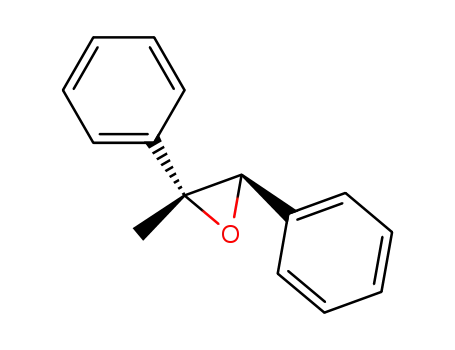 Molecular Structure of 184046-33-1 (Oxirane, 2-methyl-2,3-diphenyl-, (2R,3R)-)