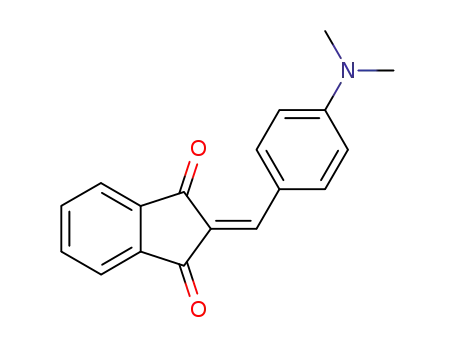 Molecular Structure of 21889-13-4 (1,3-Indandione, 2- (4-dimethylaminophenylmethylene))