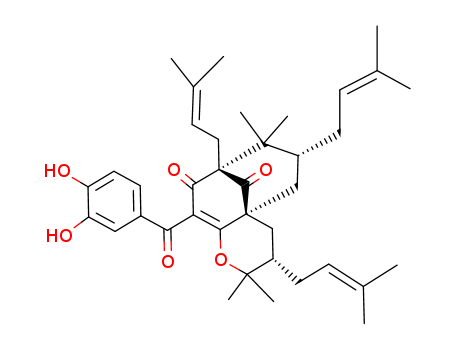 (3S,4aS,6R,8R)-2,2,7,7-Tetramethyl-3,6,8-tris(3-methyl-2-butenyl)-10-(3,4-dihydroxybenzoyl)-3,4,6,7-tetrahydro-5H-4a,8-methano-2H-cycloocta[b]pyran-9,11(8H)-dione