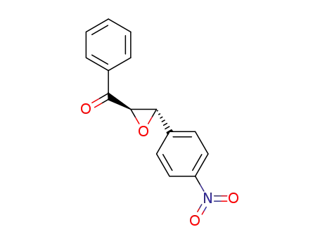Molecular Structure of 61840-97-9 (Methanone, [(2R,3S)-3-(4-nitrophenyl)oxiranyl]phenyl-)