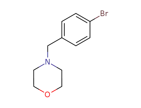 Molecular Structure of 132833-51-3 (4-(4-Bromobenzyl)morpholine)